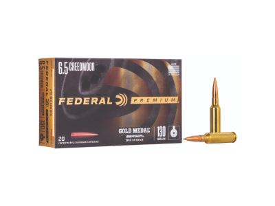 Federal Gold Medal Berger Rifle Cartridges, 6.5 Creedmoor, 20
