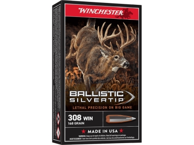 Winchester Ballistic Silvertip 308 Win 168gr Polymer Tip RCE, .308 Winchester, 20