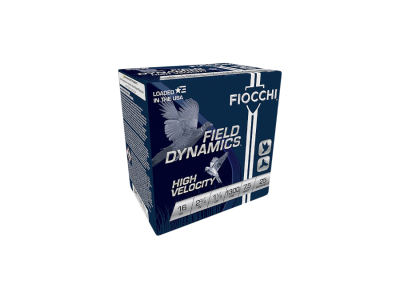 Fiocchi Field Dynamics High Velocity Shotshell Loads, 1 1/8 oz., 7.5 Shot Size, 16 Gauge, 25