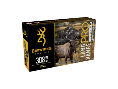 Browning Long Range Pro Hunter Centerfire Rifle Cartridges, .308 Winchester, 20