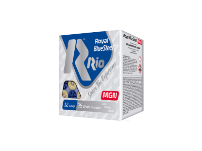 Rio Ammunition Royal BlueSteel Magnum Shotshell Loads, 12 Gauge, 25
