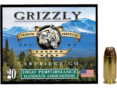 Grizzly 40S&W 200gr Jacketed Hollow Point, .40 S&W