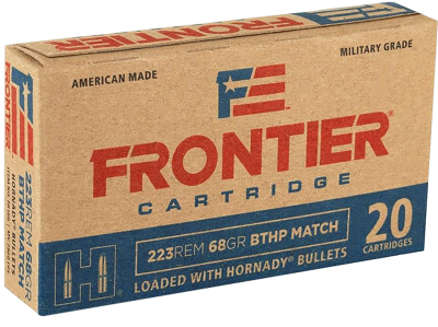 Frontier Cartridge FRONTIER FR160 223 68 BTHP MATCH 2025, .223 Remington