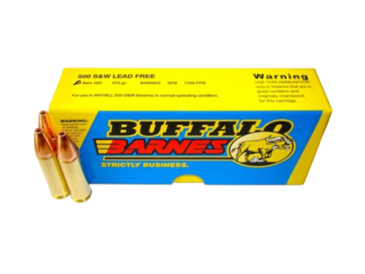 BBA Buffalo-Barnes Centerfire Handgun Rounds, .500 S&W Magnum, 20