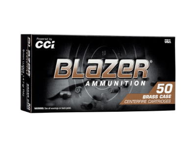 CCI Blazer Clean-Fire Suppressor Handgun Cartridges, 9mm Luger, 50