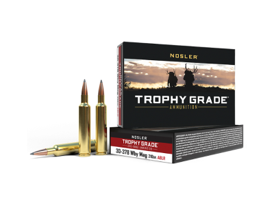 Nosler Trophy Grade Long-Range Rifle Rounds, .30-378 Weatherby Magnum, 20