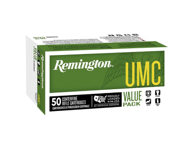 Remington UMC Centerfire Rifle Cartridges, Value Pack, .223 Remington, 50