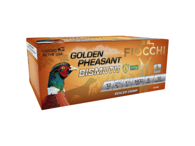 Fiocchi Golden Pheasant Bismuth Shotshell Loads, 12 Gauge, 10