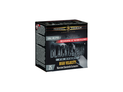 Federal Black Cloud FS Steel High Velocity Shotshell Loads, 12 Gauge, 25