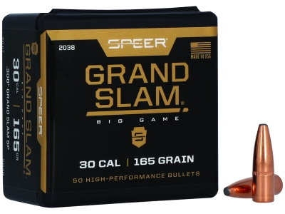 Speer Grand Slam 30Cal 165gr Soft Point, 50