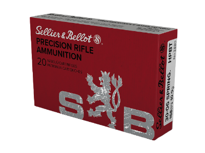 Sellier & Bellot Centerfire Rifle Cartridges, .30-06 Springfield, 20