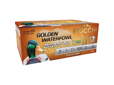 Fiocchi Golden Waterfowl Bismuth Shotshell Loads, 12 Gauge, 10