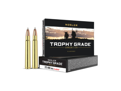 Nosler Trophy Grade Rifle Rounds, .375 H&H Magnum, 20