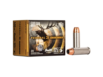 Federal Swift A-Frame Centerfire Handgun Cartridges, .500 S&W Magnum, 20