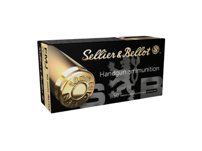 Sellier & Bellot Centerfire Cartridges, Full Metal Jacket, 10mm Auto, 50