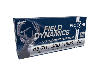 Fiocchi Field Dynamics Rifle Rounds, .45-70 Government, 20
