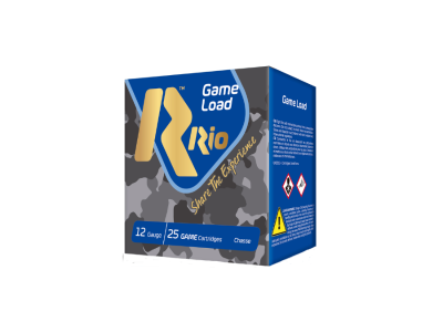 Rio Ammunition Game Load Super Game High Velocity Shotshell Loads, 12 Gauge, 25