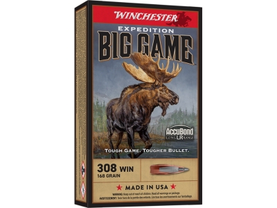 Winchester Expedition Big Game Long Range 308 Win 168gr, .308 Winchester, 20