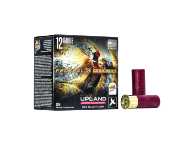 Federal Upland Wing-Shok High Velocity Quail Forever Shotshell Loads, 12 Gauge, 25