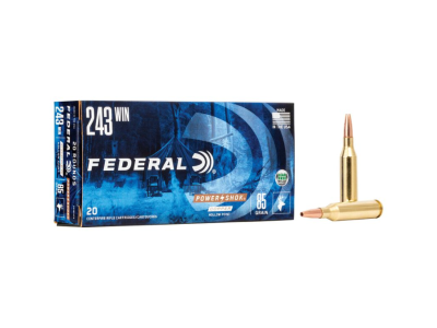 Federal Power-Shok Centerfire Rifle Cartridges, .243 Winchester, 20