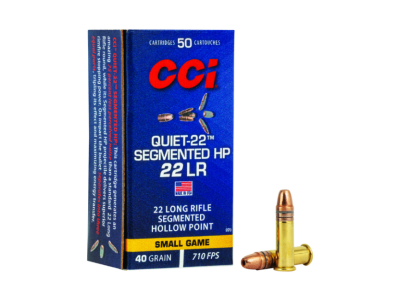 CCI Quiet-22 Segmented HP, .22 LR, 50