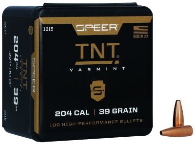 Speer TNT 204Cal 39gr TNT Hollow Point, 100