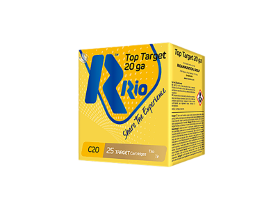 Rio Ammunition Top Target Shotshell Loads, 20 Gauge, 25