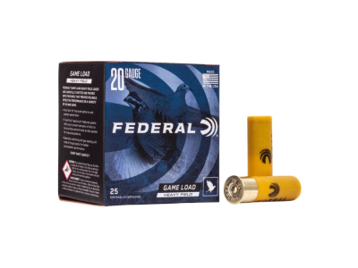 Federal Game Load Upland Heavy Field Shotshell Loads, 20 Gauge, 25