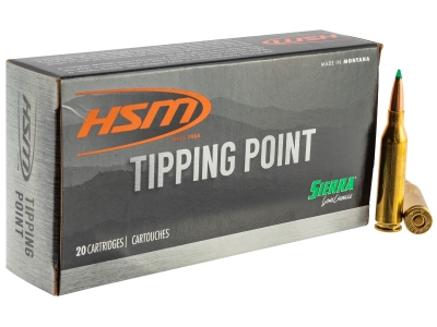 HSM Tipping Point 6mm Creedmoor 90 gr Sierra GameChanger, 20
