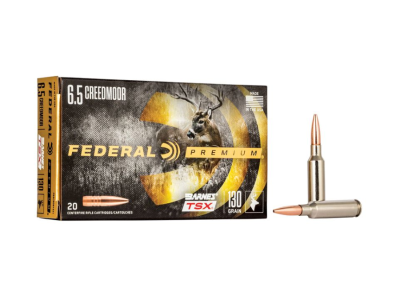 Federal Barnes TSX Centerfire Rifle Cartridges, 6.5 Creedmoor, 20