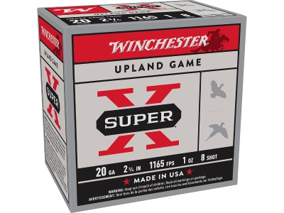Winchester Super X Heavy Game Load, 20 Gauge, 25