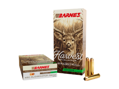 Barnes Harvest Collection Rifle Cartridges, .450 Bushmaster, 20