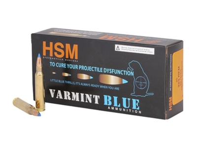 HSM Sierra BlitzKing Varmint Ammunition, .223 Remington, 20