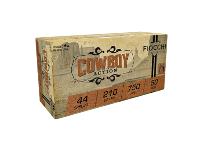 Fiocchi Cowboy Action Centerfire Handgun Rounds, .44 Special, 50