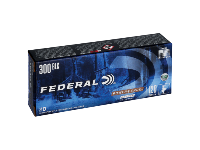 Federal Power-Shok Copper Rifle Cartridges, .300 AAC Blackout, 20
