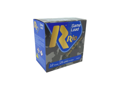 Rio Ammunition Game Load High Velocity Shotshell Loads, 12 Gauge, 25