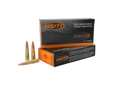 HSM Subsonic Rifle Cartridges, .338 ARC, 20