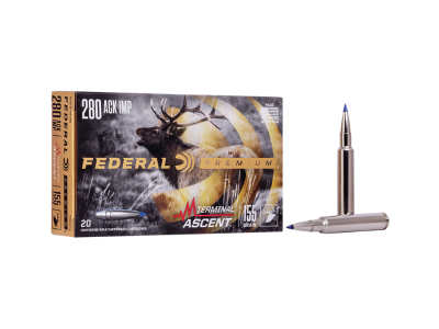 Federal Terminal Ascent Rifle Cartridges, .280 Ackley Improved, 20