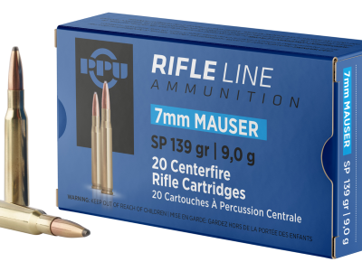 PPU 7mm Mauser SP 139 Grain 20 Per Box, 7.63mm Mauser