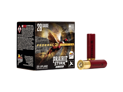 Federal Prairie Storm FS Firearm Ammunition Shotshell Loads, 28 Gauge , 25