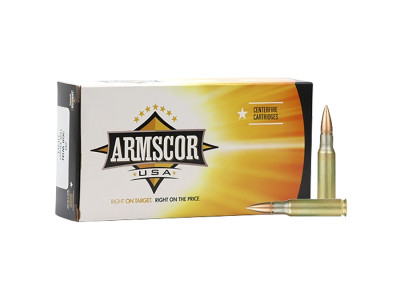 Armscor Centerfire Rifle Cartridges, .308 Winchester, 20