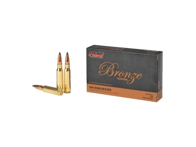 PMC Bronze 308Win Pointed Soft Point, .308 Winchester, 20