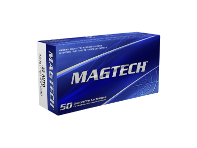 Magtech Range/Training Handgun Cartridges, .32 ACP, 50