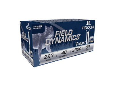 Fiocchi Field Dynamics Rifle Rounds, .223 Remington, 50
