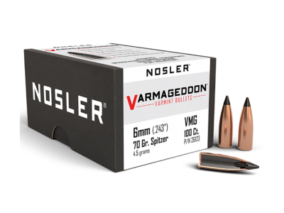 Nosler Varmageddon 6mm, 100