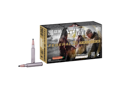 Federal Trophy Copper Rifle Cartridges, .280 Ackley Improved, 20