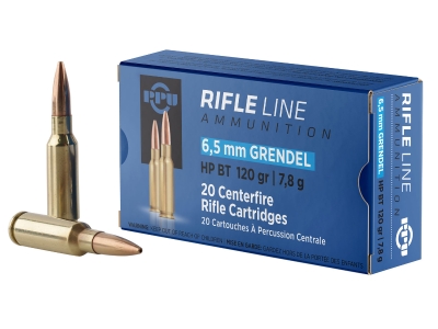 PPU Standard Rifle Ammunition, 6.5mm Grendel, 20