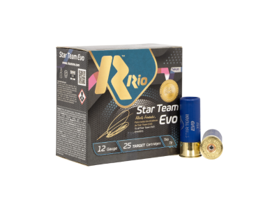 Rio Ammunition Star Team EVO High Velocity Shotshell Loads, 12 Gauge, 25