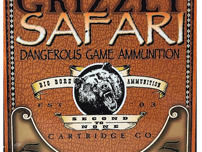 Grizzly 470 Nitro Express 500gr Solid Brass, .470 Nitro Express