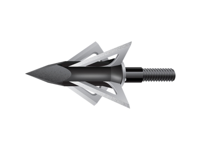 Slick Trick Standard Broadheads 125 gr. 4 pk., Black, 4 Count